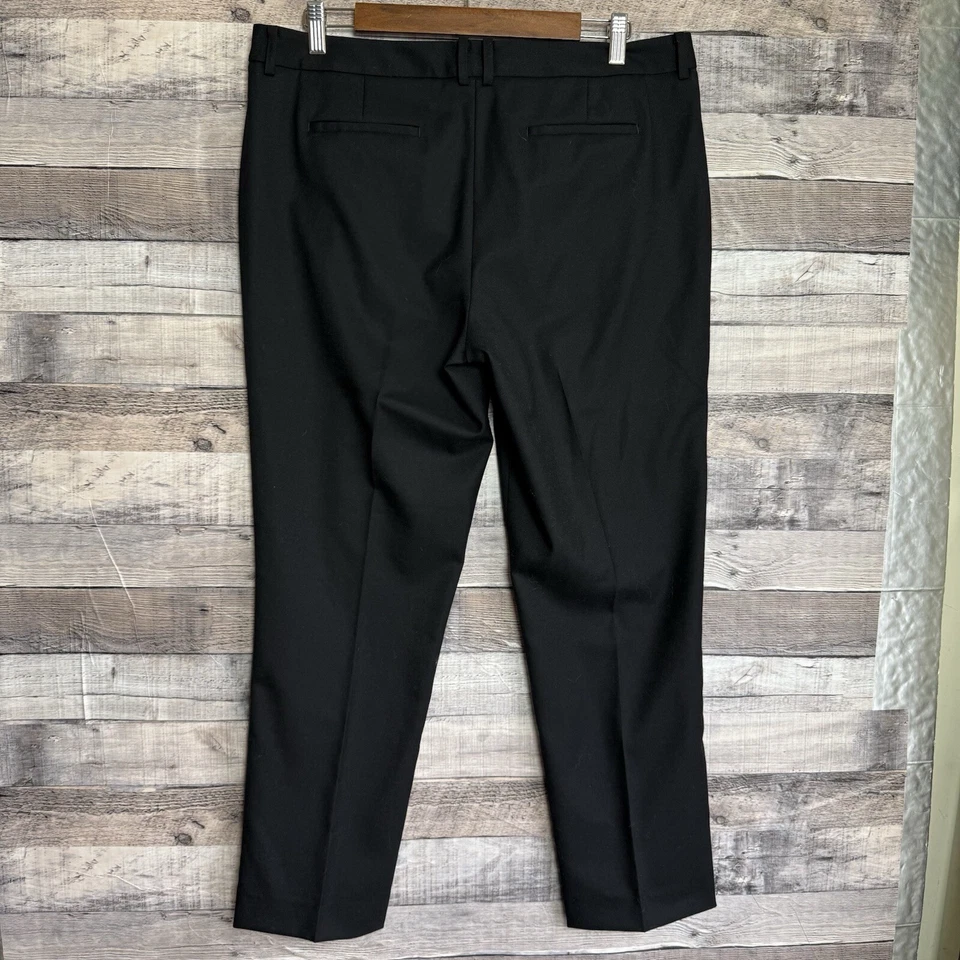 Pantalones Brooks Brothers Rojo Polar Mezcla Lana Negro Esmoquin Pierna Recta 12 Foto 2 de 4