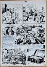 MIGUEL ANGEL REPETTO - TAVOLA ORIGINALE TEX - 'I DUE VOLTI DELLA VENDETTA'