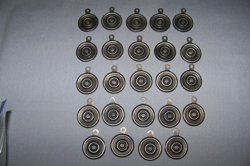 Reproduction, Tin Or Metal, Bed Bolt Covers - 24 Count - Picture 2 of 5