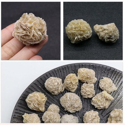 2-3 cm a granel rosa del desierto piedras de selenita racimo mineral piedra cristalina curativa - Imagen 12 de 12