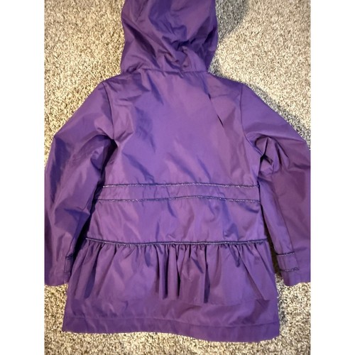 Purple London Fog Hooded Coat Girls Sz 6 - Picture 6 of 6