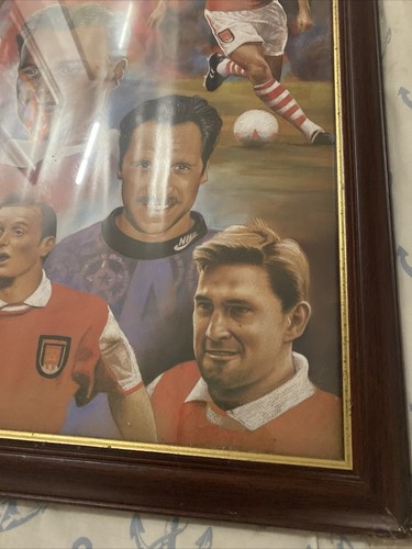 Arsenal FC signed Print 22.5 X 19 Inches Old Vintage Arsenal poster art - Picture 5 of 7