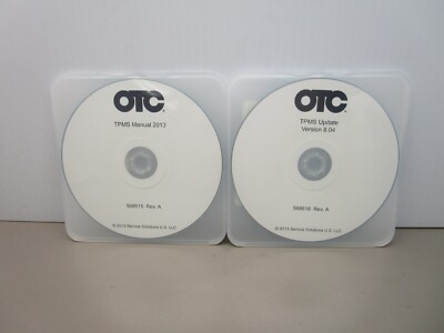 SPX OTC TPMS Manual 2013 568615 Rev A  and TPMS Update 568616 Version 8.04 Rev A