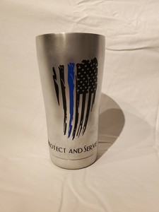 Destressed American Flag Tumbler 30oz
