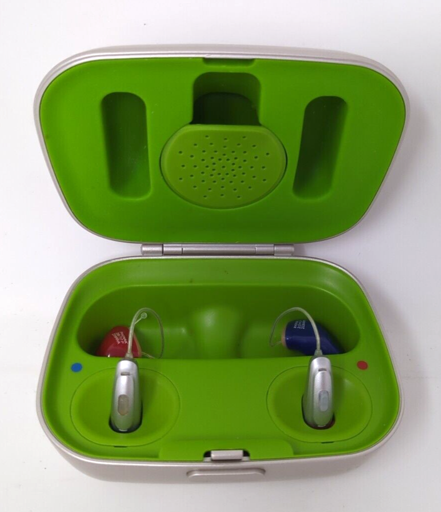 Phonak Charger Case Combi 075004011 With Hearing Aids READ FULL