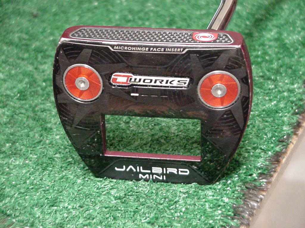 クラブ ODYSSEY O-WORKS RED JAILBIRD mini Odyssey O-Works Red LE Jailbird Mini Putter 34
