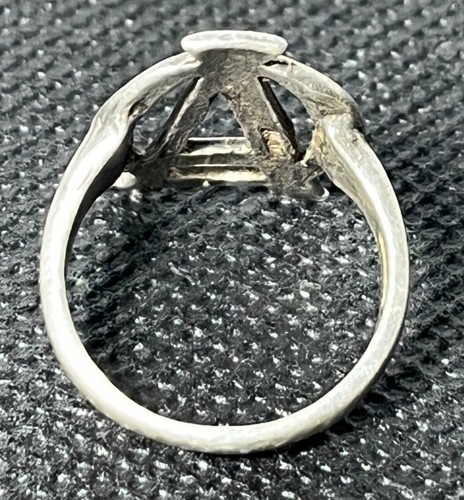 Vintage Initialen Ring Sterlingsilber Buchstabe "A" - Bild 3 von 7