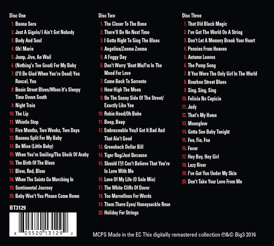 LOUIS PRIMA * 60 Greatest Hits * NEW 3-CD Boxset * All Original Recordings Foto 2 de 2