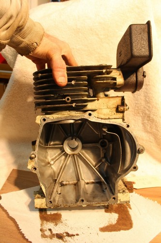 HM-80 Tecumseh Engine Block, 8 HP Snowblower Engine - Picture 9 of 11