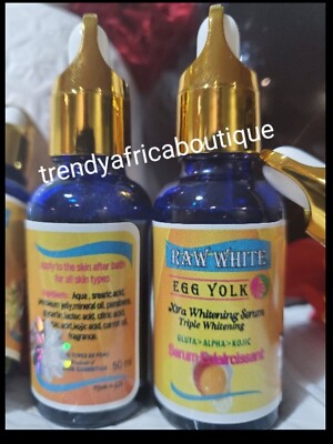 X 1  Evob Raw White Egg Yolk SERUM  WHITENING Serum   50ml X 1 