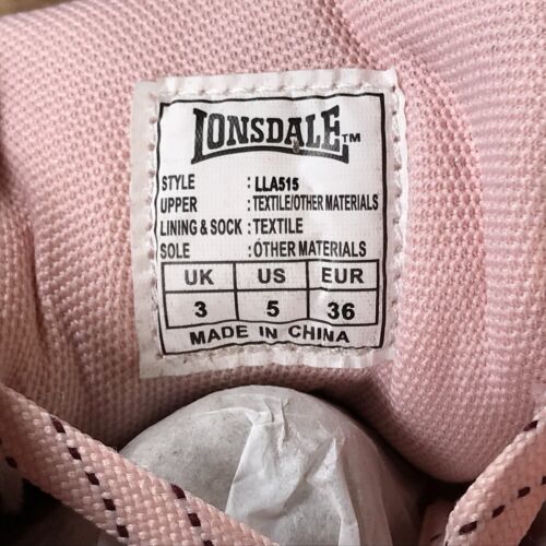 Lonsdale Ultraknit Blossom Wine Women’s Trainers - UK 3 / EU 36 - BNWB - Picture 13 of 23