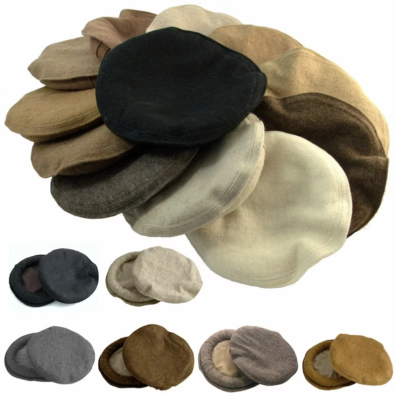 Handmade Chitrali Cap Afghani Pakol 100 Wool hat from Pathan men