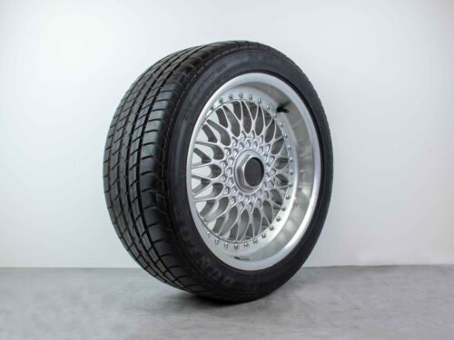 BBS RC 5x120 17" RC090 RC061 RC040 style 5 aluminum waffle center caps (4x) - Picture 2 of 8