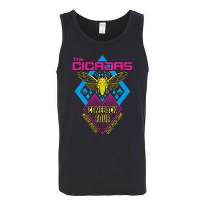 Cicadas Comeback Tour - Funny Parody Music Summer Tank Top