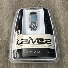 iRiver iFP-340 Silver Black 64MB Portable Digital Music Player New Sealed
