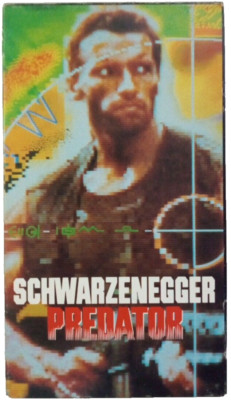 Predator, Arnold Schwarzenegger Danny Glover, VHS 1991, Action, Horror, Cbs Fox