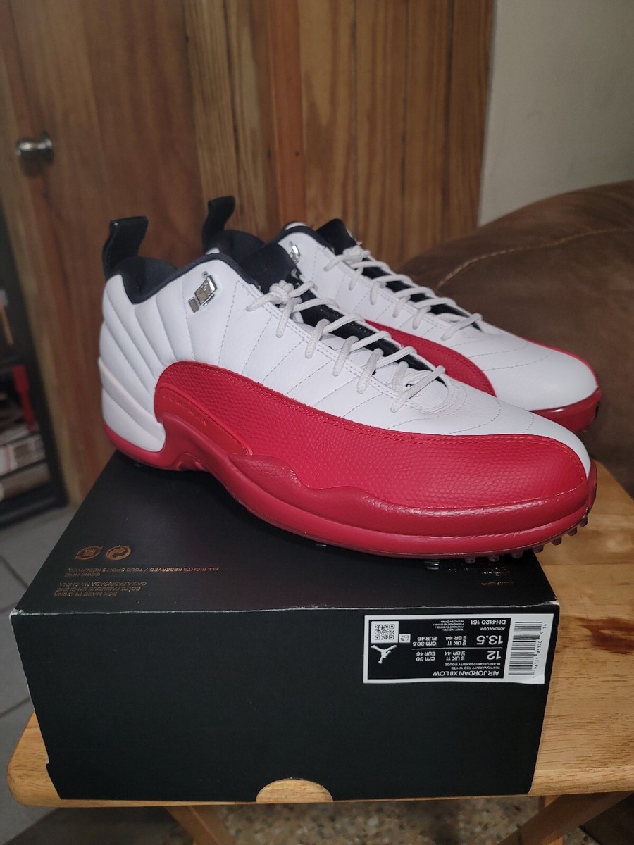 Jordan Air Jordan 12 ゴルフシューズ DH4120 Nike Air Jordan 12 Low Golf Playoffs White Black Cleats