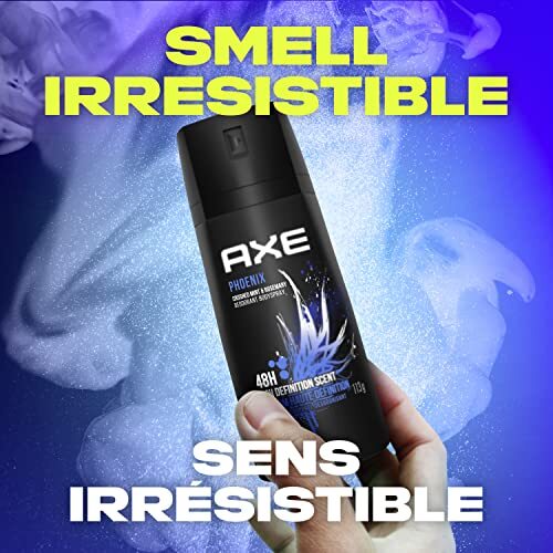 4-Pack Axe Body Spray Deodorant For Long Lasting Odor Protection, Phoenix, 4oz - Picture 5 of 12