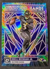 2023 Panini Donruss Optic ODELL BECKHAM JR Prizm DIAMOND HANDS #DH-OBJ - RAVENS