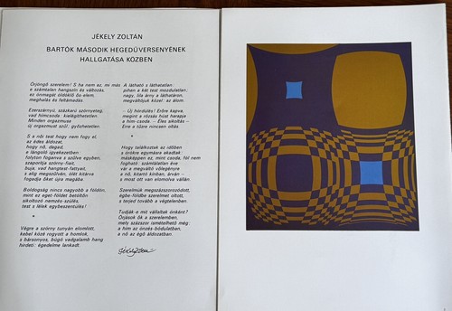 1982 Victor Vasarely First Edition Op Art Lithograph Print Portfolio Book Vtg - Picture 6 of 17
