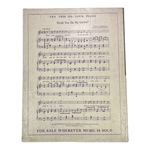 1912 Anoche, Balada - Otto Heinzman - Partituras de colección - Imagen 3 de 3