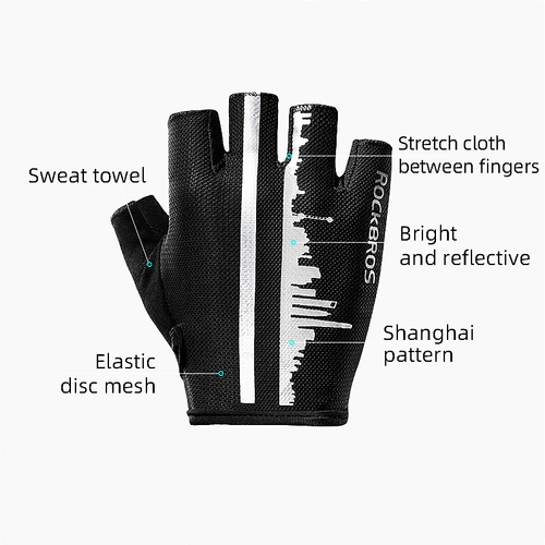 Summer Cycling Gloves Outdoor Sport Bike Bicycle Motorcycle Gloves Non-slip SBR - Bild 2 von 12