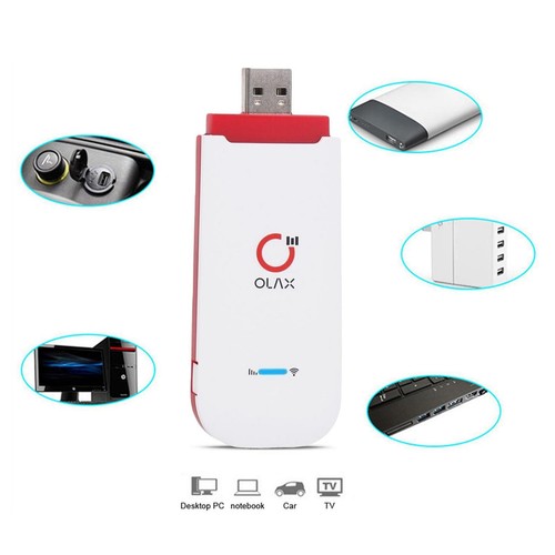 Dongle modem USB 4G LTE avec emplacement pour carte SIM adaptateur réseau - Photo 3/7