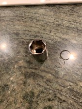Snap-On  fsm171 17mm 3/8" drive metric 6 point  shallow chrome socket