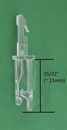Blind Parts Vertical Blind Carrier Clip/Hook/Stem w/ Gear-5 sets- No Carrier - Picture 4 of 8