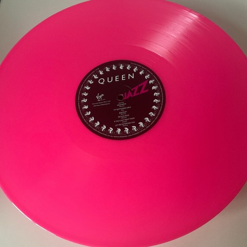 Queen - Jazz - Pink Vinyl LP 2015 Virgin EMI Half-Speed Mastered Mint Rare Copy - Picture 5 of 14