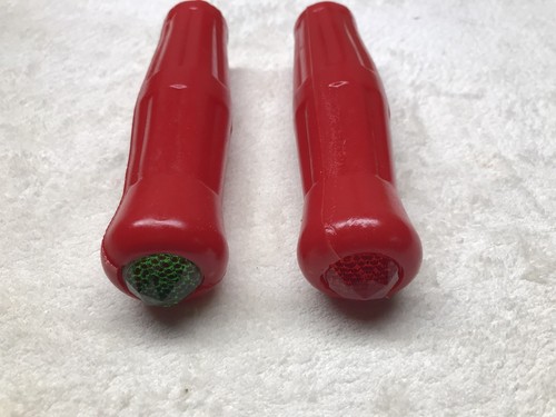 BICYCLE GRIPS Bottiglia Coca-Cola Schwinn Elgin Dayton Shelby Fox Grips Champion con rif - Foto 2 di 3