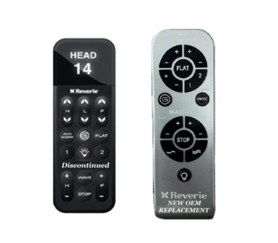 Reverie R600/650 (Dual Inverter-tilt) Grey Value Replacement Bed Remote