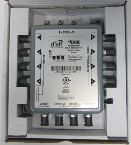 Videopath DPP44 Multi-Dish Switch Ground Block Version w/ Manual Bell DishNet - Picture 3 of 3