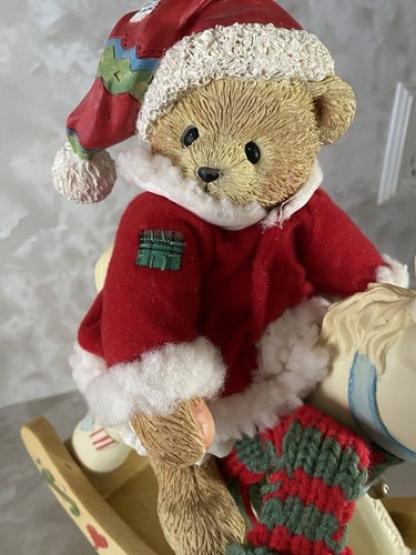 NIB Cherished Teddies Tis The Season For Deer Friends Christmas Musical Figure - Bild 8 von 13