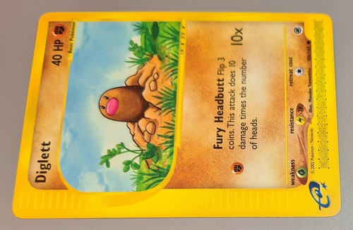 Diglett # 106/165 Common Expedition Base-Set 2002 EN Near Mint to Mint Vintage - Bild 2 von 3
