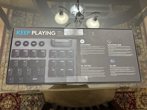 Logitech G915 TKL LIGHTSPEED Wireless RGB Gaming Keyboard GL Tactile, (Brown) - Picture 6 of 7