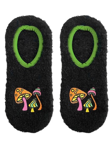 Calcetines antideslizantes Fuzzy Mushroom para mujer talla 9-11 Living Royal nuevos - Imagen 2 de 2