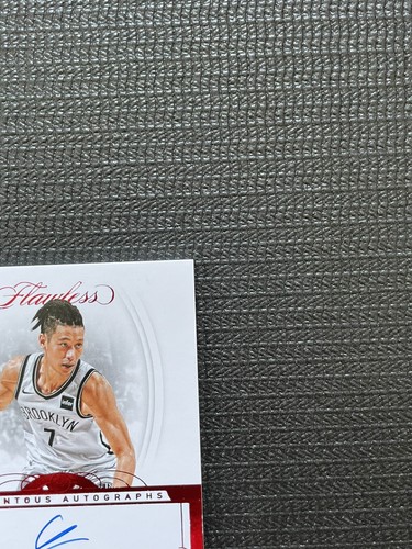 03/15🔥 Auto Momentous Autographs 2017-18 Panini Flawless Jeremy Lin #MA-JL - Picture 5 of 7