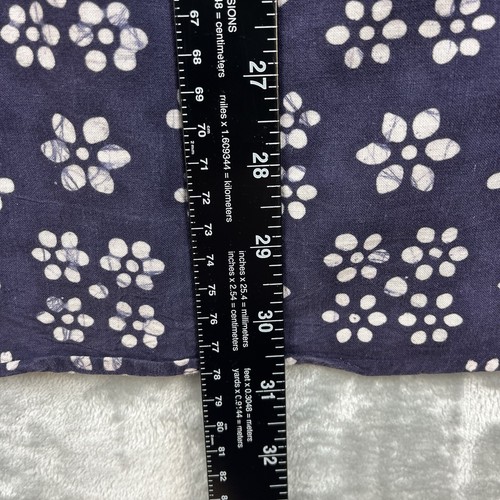 Tommy Hilfiger Shirt Mens Medium Blue Floral Print Long Sleeve Button Up - Picture 5 of 6