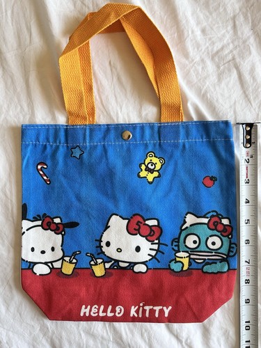 Hello Kitty And Friends süße helle Canvas Beuteltasche Buchtasche toll - Bild 6 von 7