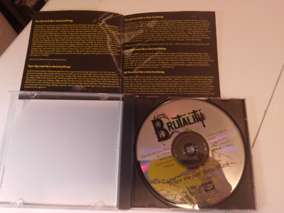BRUTALITY WHEN THE SKY TURNS BLACK CD | eBay