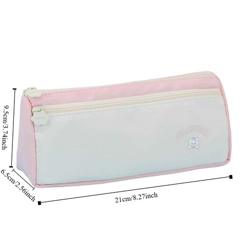 Large Capacity Korean Pencil Case Desktop Storage Ins Pencil Pouch School - Picture 2 of 16