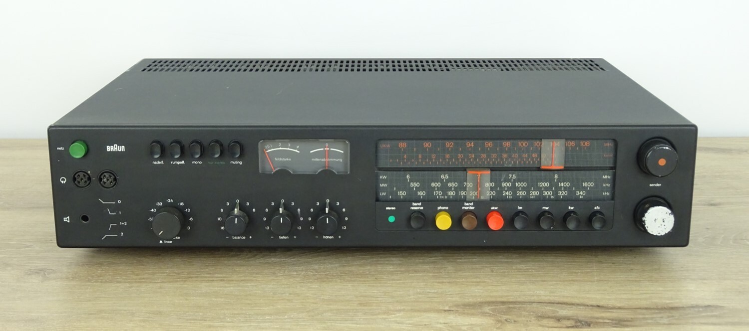 Braun CEV520 Receiver, Schwarz, guter Zustand, Bastlergerät, 9389/18978