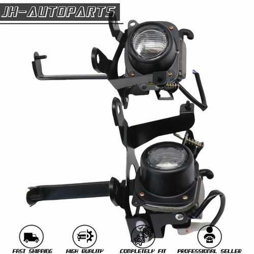 1 Pair Left & Right Clear Lens Fog Light w/ Bulbs For 1999-02 Toyota 4Runner - Picture 10 of 24