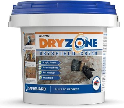 Dryshield Cream: Dryzone System: Salt Resistant Masonry Cream