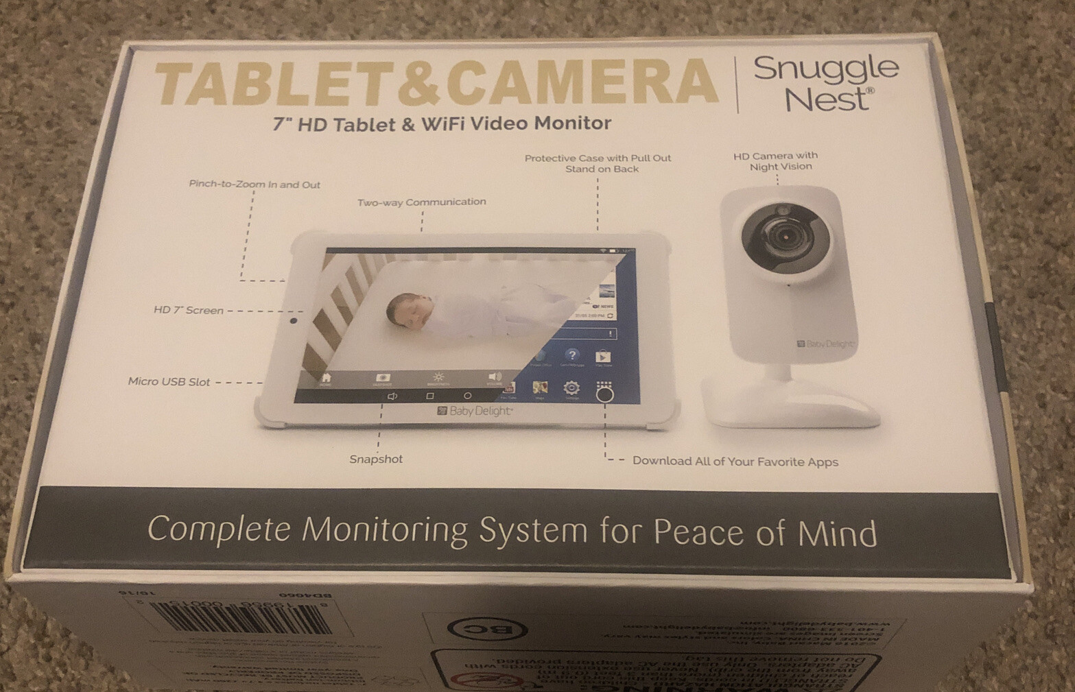 snuggle nest video monitor