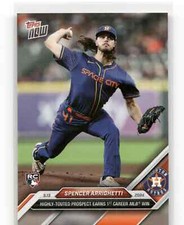 SPENCER ARRIGHETTI Rookie 1st Win 2024 Topps Now #187, PR: 505 Houston Astros RC