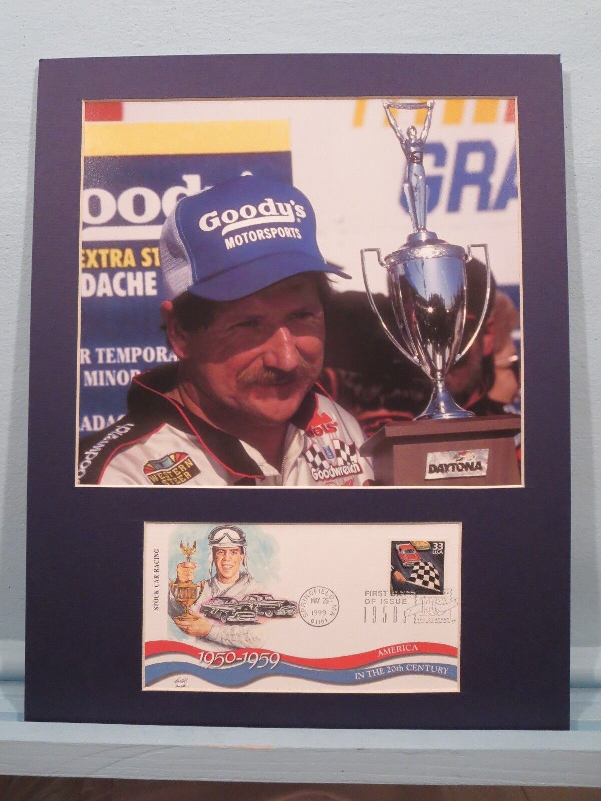 Dale Earnhardt Wins the 1998 Daytona 500  & First day Cover of N
