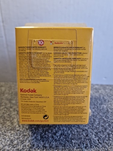Genuine Original Kodak 10C Colour Ink Cartridge 420* Pages New Sealed Boxed - Picture 3 of 5