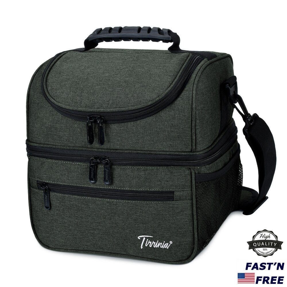 Insulated Lunch Bag Adult Lunch Box for Work School Men Women Kids Leakproof